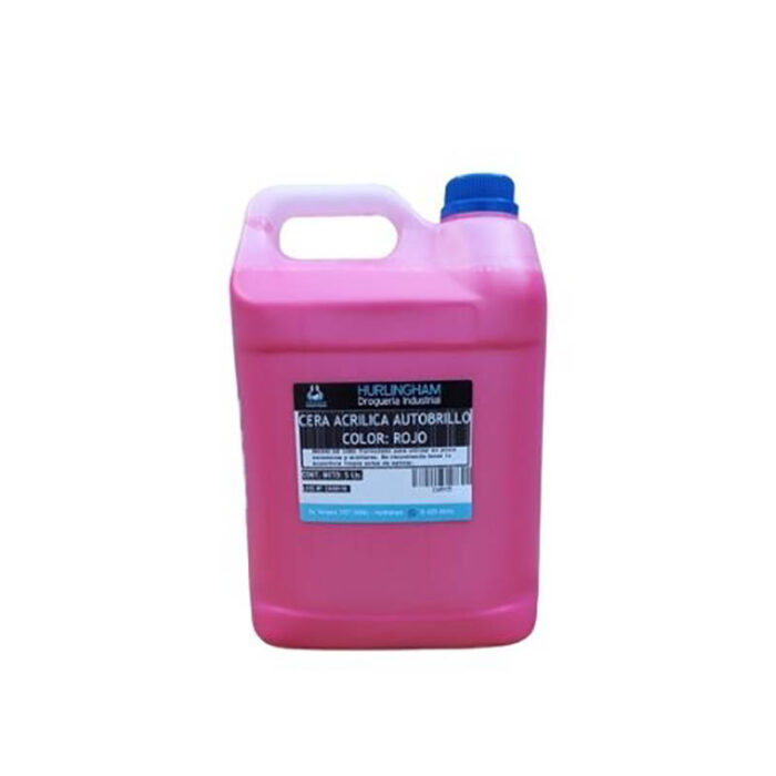 CERA AUTOBRILLO ROJA X 5 LT