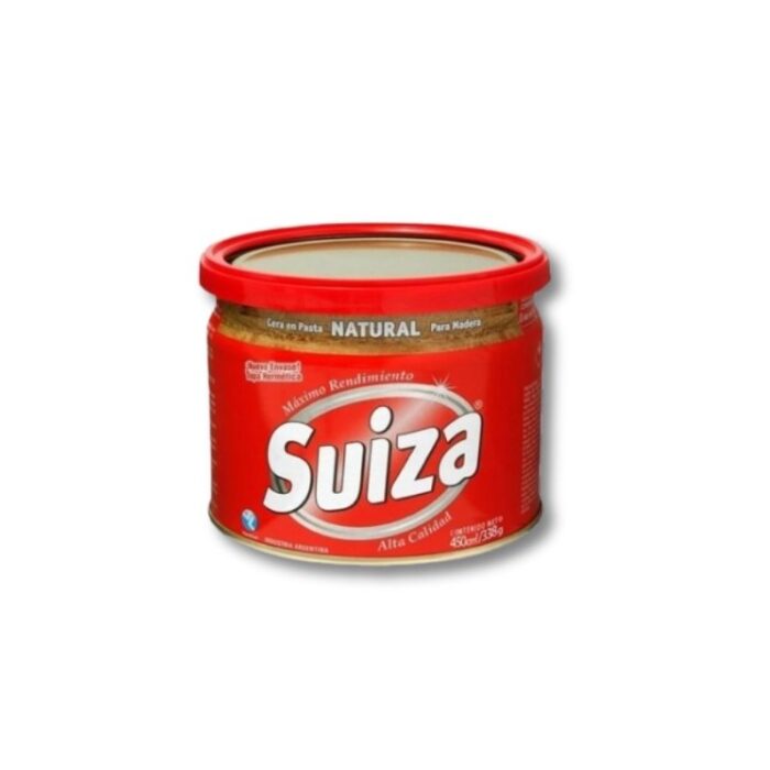 SUIZA LATA PASTA MADERA VARIOS X 450