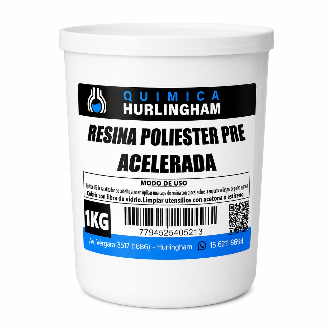 RESINA POLIESTER NAUTICA PREA X 1 KG