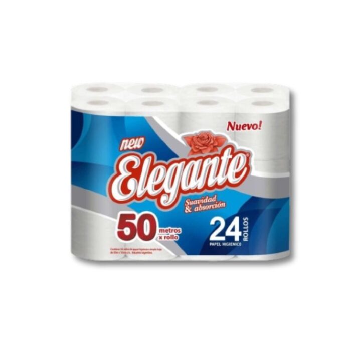 PAPEL HIGIÉNICO ELEGANTE 50 X 24