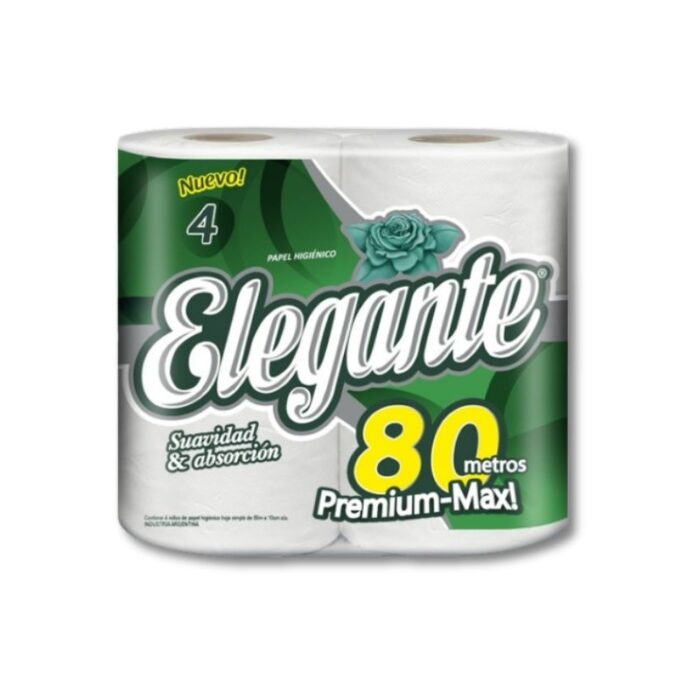 ELEGANTE HIGIENICO 4 X 80 MTS (916)